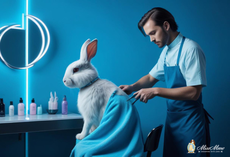 Grooming White Rabbit 5 important points about Rabbit Grooming in Dubai | Miss Meow Grooming