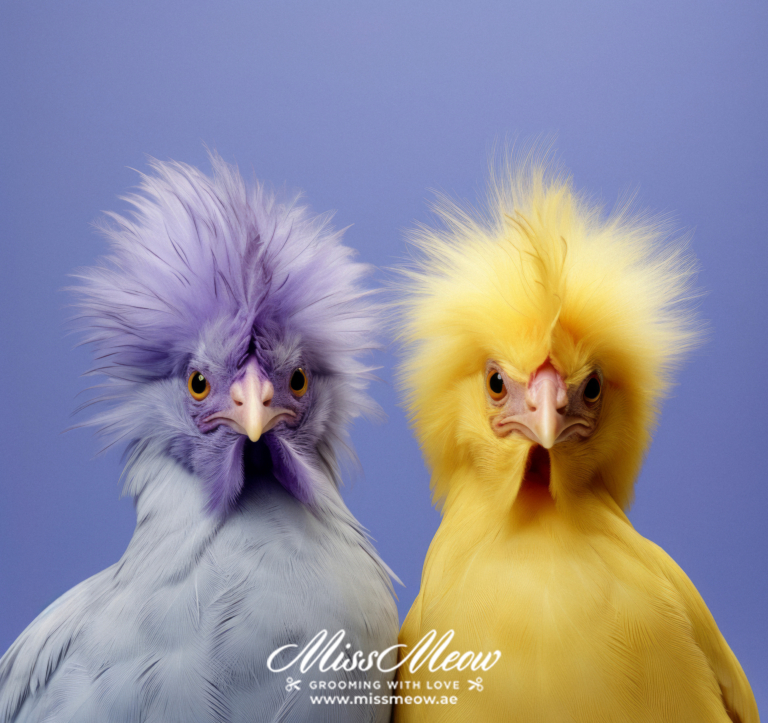 Seasonal birds grooming
