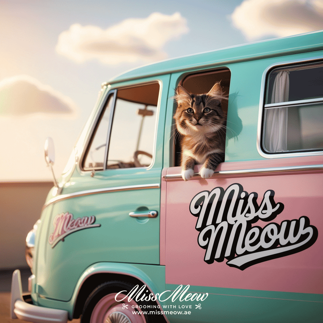 Luxury mobile pet grooming