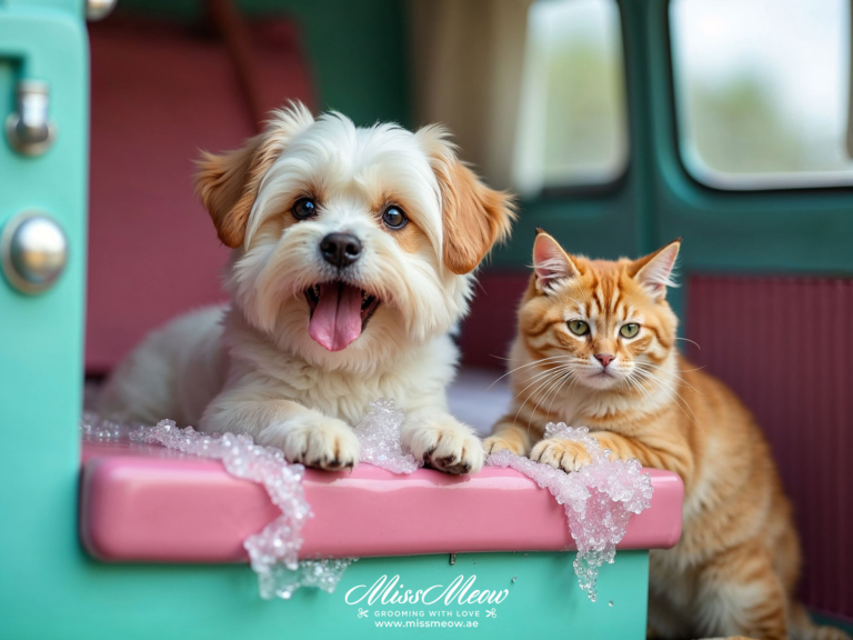 Before and after grooming