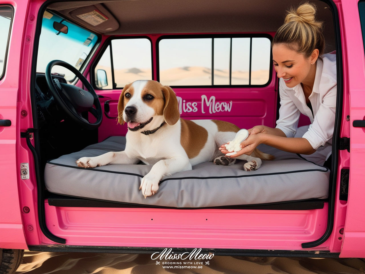 miss meow grooming for desert pets