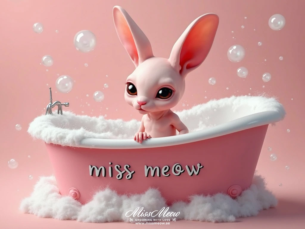 grooming Non-Wooly Rabbits