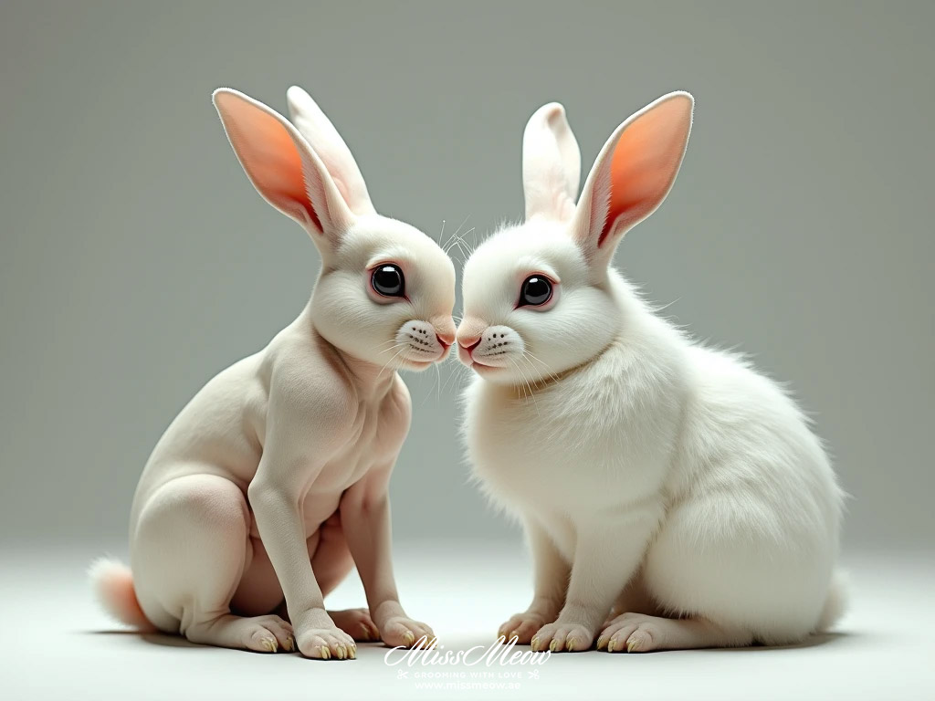 Wooly and Non-Wooly Rabbits