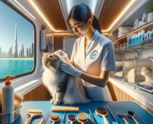 Pet grooming in dubai for cats