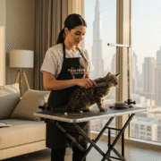 Home cat grooming Dubai