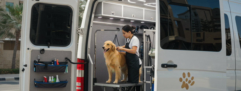 Top mobile pet grooming Dubai