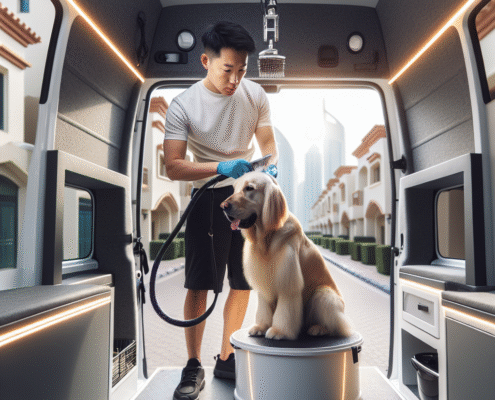Mobile pet grooming Dubai cost