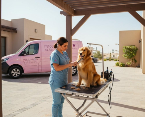 Grooming Tips for Long-Haired Dogs in Dubai’s Summer