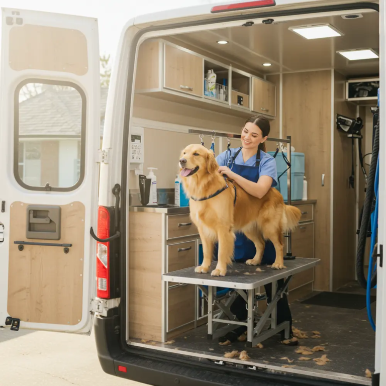 Why Our Vans Are the Safest Place for Your Pet’s Grooming