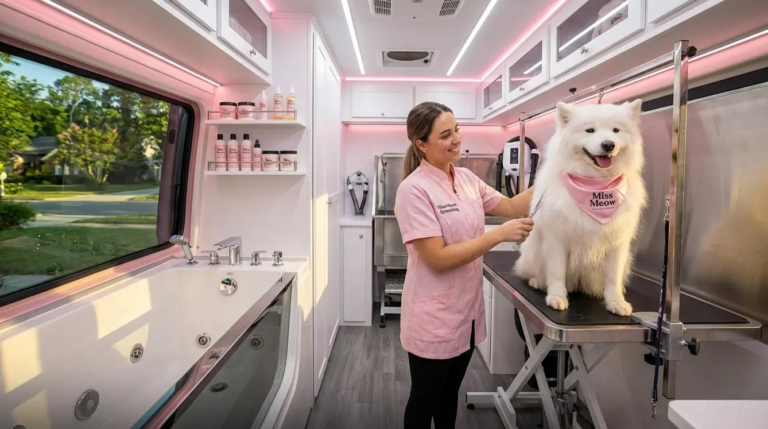 Mobile Grooming Van Tours: Inside Our Luxury Pet Spa
