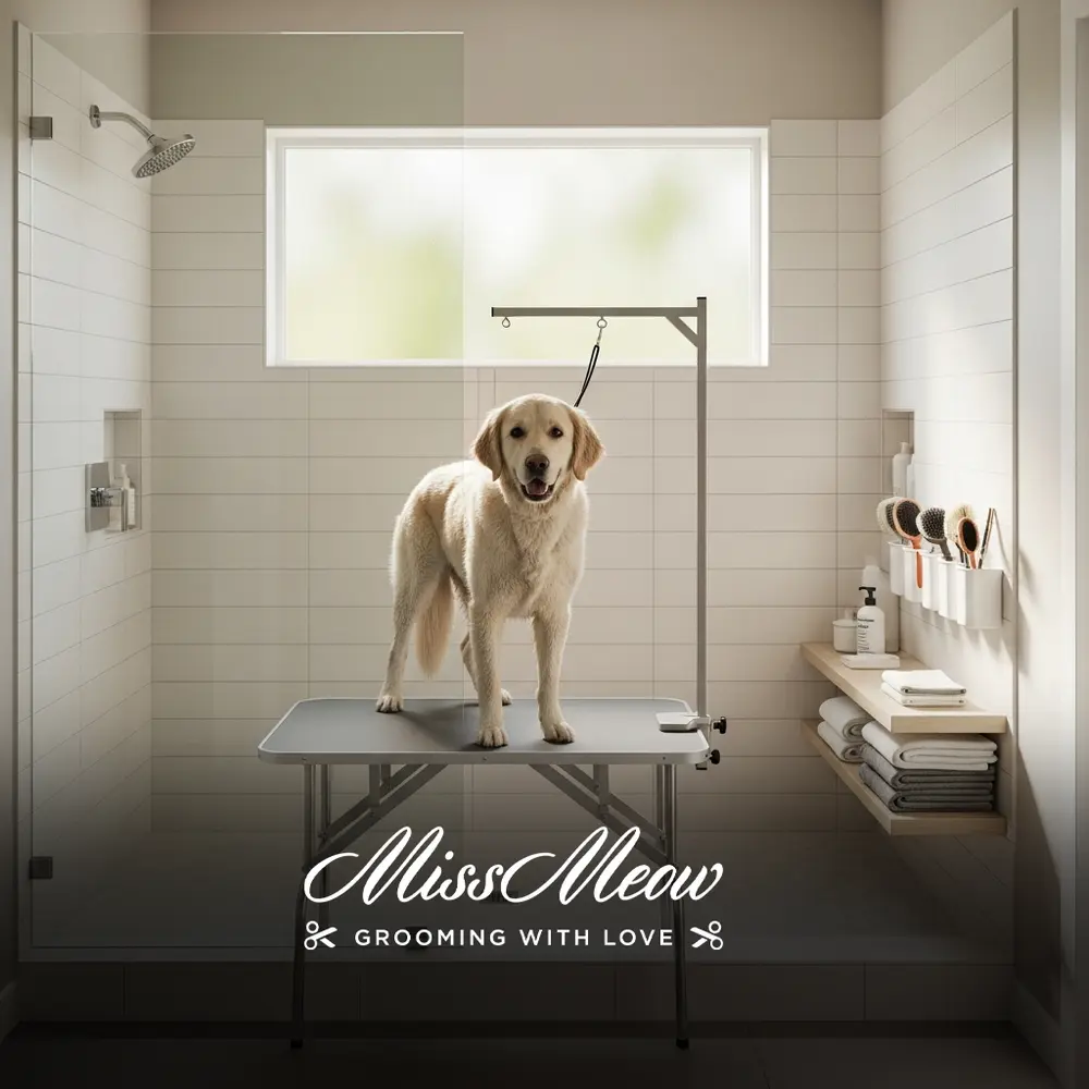 Setting Up Your Compact Grooming Station
